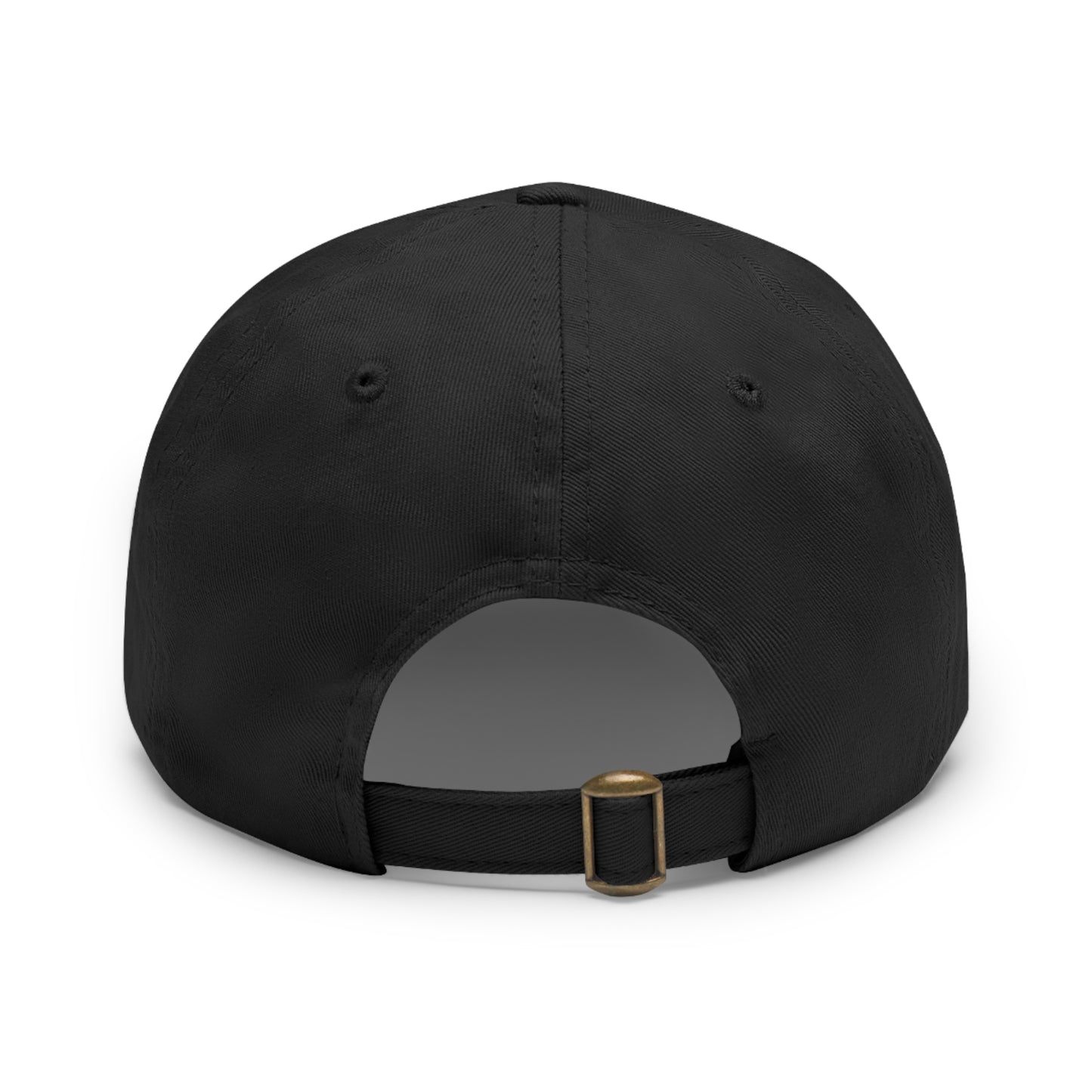 HD Poker Hat with Leather Patch (Round)