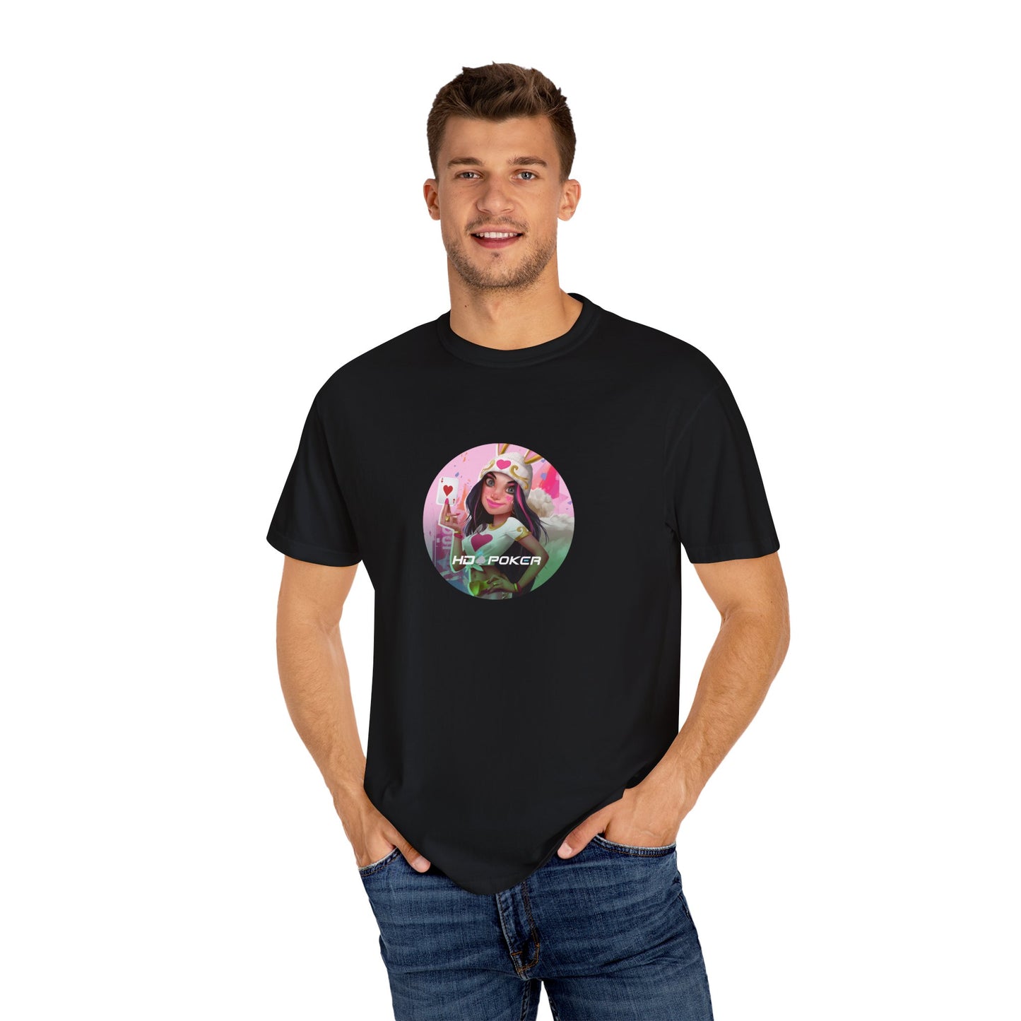 HD Poker Daisy Bunny Unisex T-Shirt