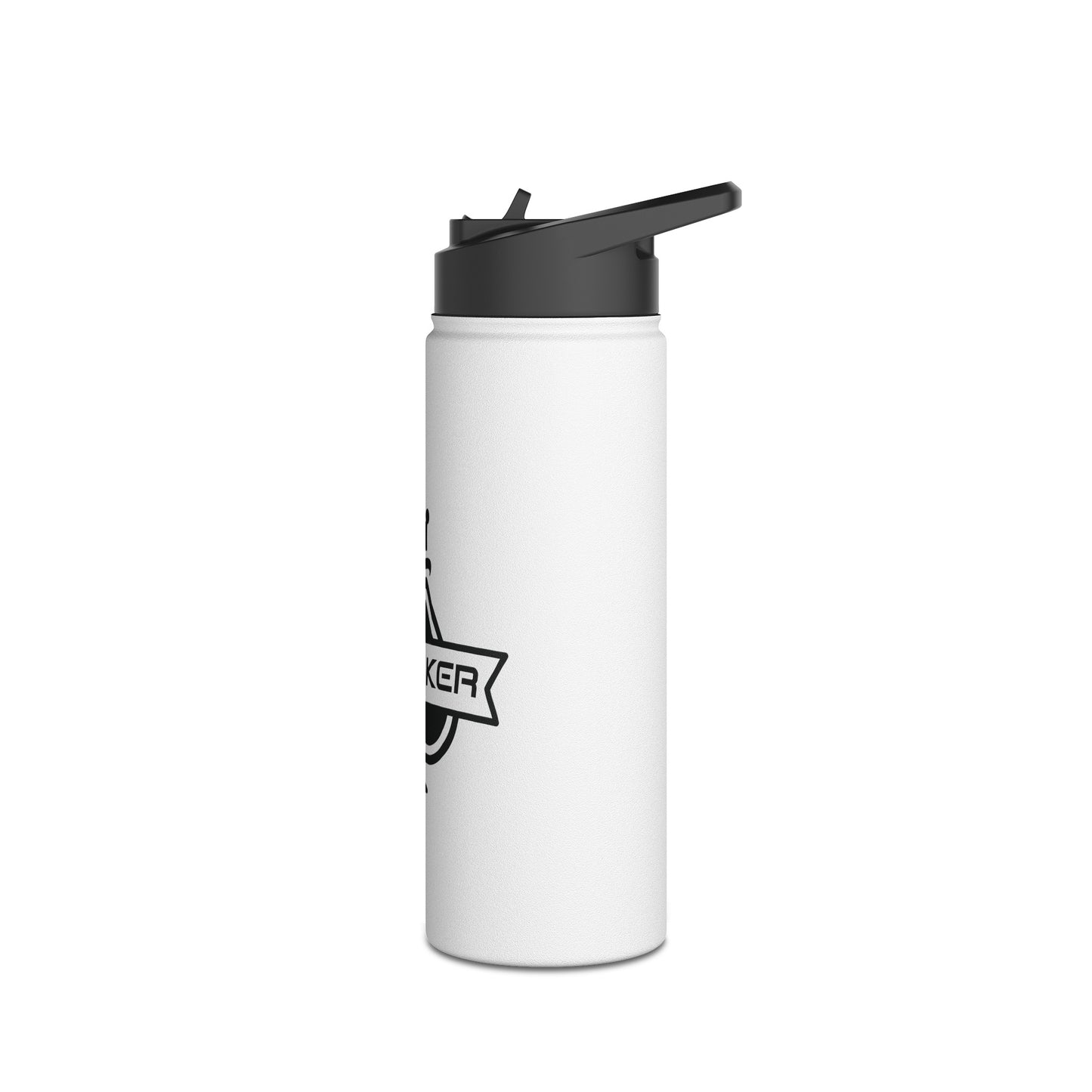 HD Poker Stainless Steel Water Bottle, Standard Lid