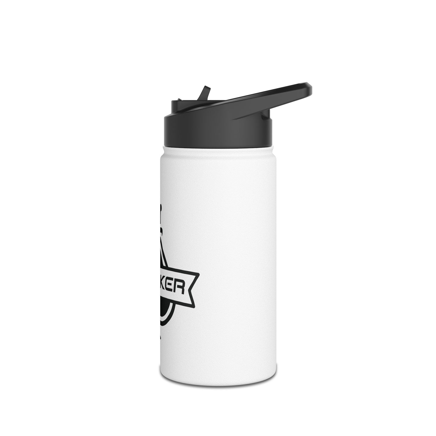 HD Poker Stainless Steel Water Bottle, Standard Lid