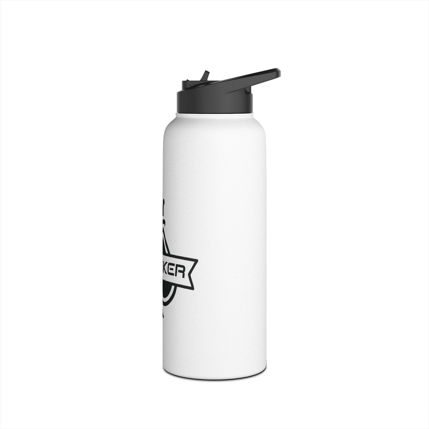 HD Poker Stainless Steel Water Bottle, Standard Lid