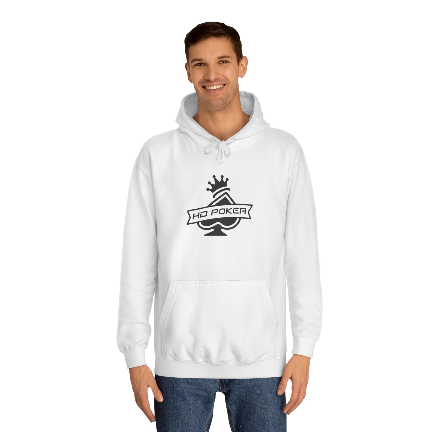 HD Poker Unisex College Hoodie